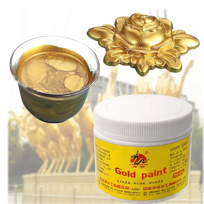 wholesale Metal spray paint Non-toxic Rust-Proof Metal Surface Paint Golden Color  Eco-Friendly new