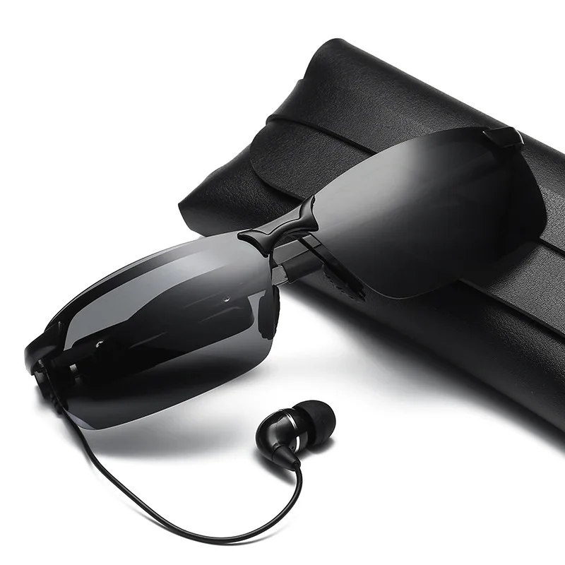 Изготовленный На Заказ UV400 Bluetooth гарнитура высокого качества мужские солнцезащитные очки поляризованные Аудио смарт-солнцезащитные для