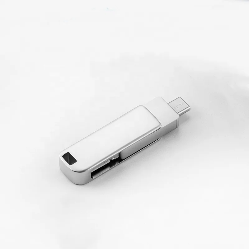 factory directly portable metal 3 in 1 multi function Type-C usb flash drivesss OTG Pen Drive usb flash drives