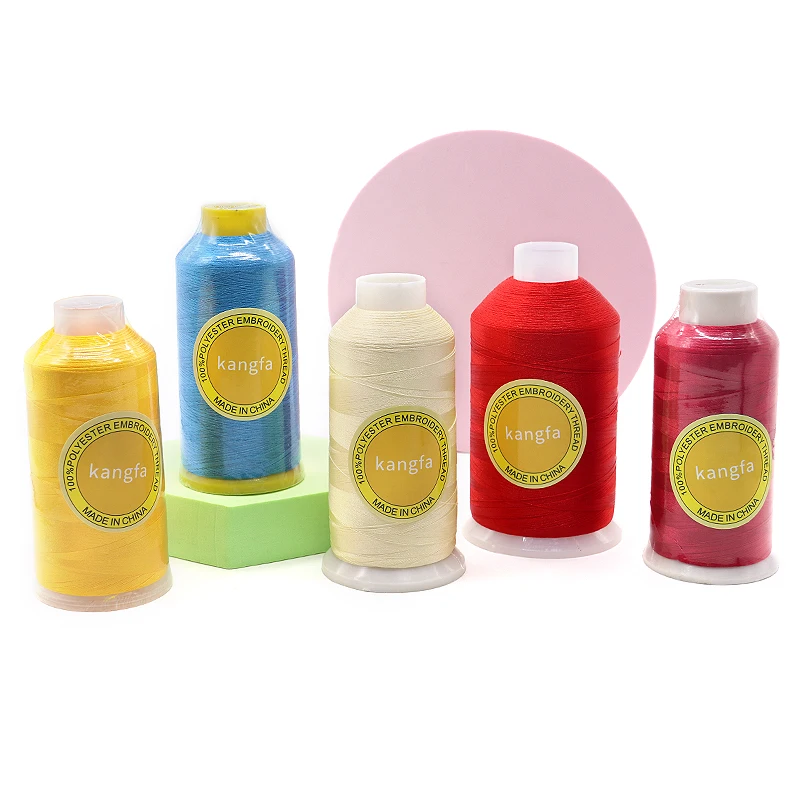 Factory Price 100% Polyester 108D Threads Embroidery Thread For Clothes
