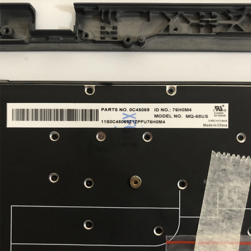 Клавиатуры US для Lenovo ThinkPad X1 Carbon Gen 2 с подставкой рук
