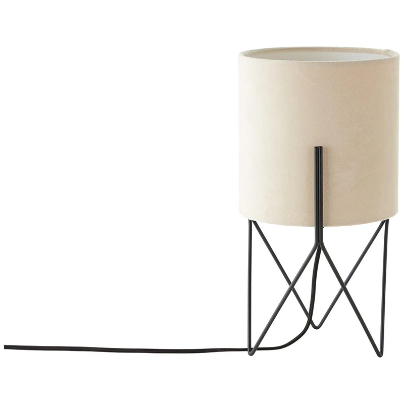 How Sell New Designed Luxury Black Hollow Shaped Metal Base Table Lamp With Withe Fabric Lampshade For Bedroom Living Room