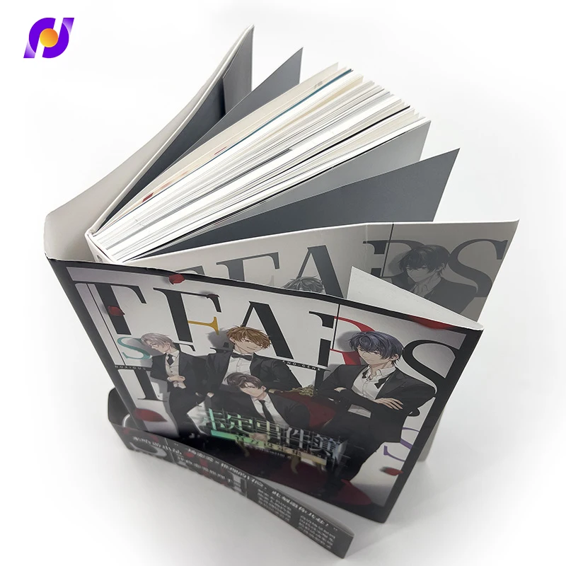 Custom printed manga anime marvel comics book printing service