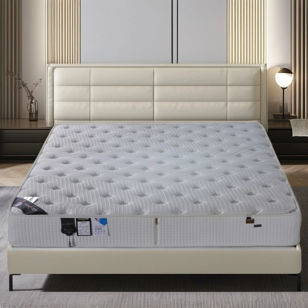 Modern Home Furniture King-Size Latex Memory Foam Mattress Pocket Spring Single Double Bed Apartment School Hospitals Sale