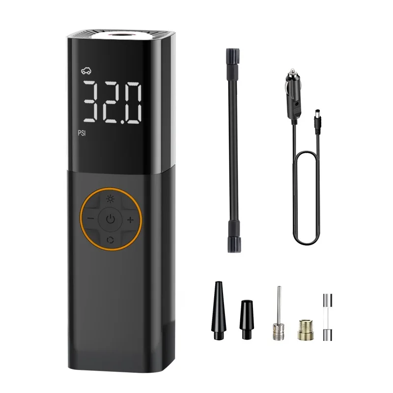Digital Display Car Air Compressor MIni corded DC 12V Pump Portable Automatic Tire tyre Inflators bicycle auto stop