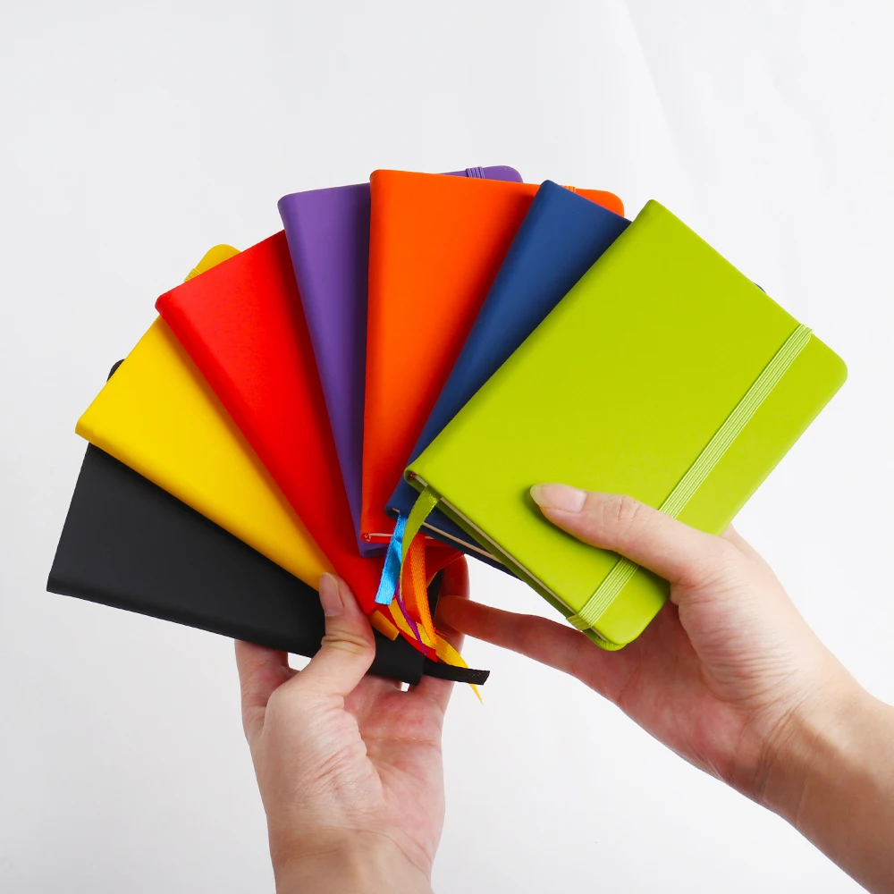 A6 Pocket Notebook Super Mini Diary Soft Leather Pocket Notebook Printing Memo Notebook Pu Leather