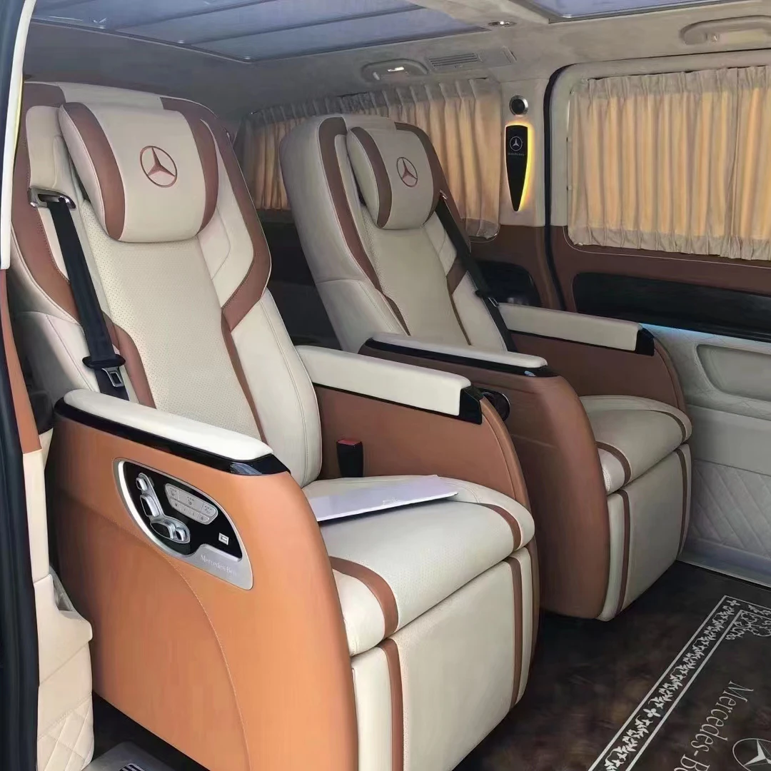 OTW-MNLS custom modified electric adjustable massage ventilated vip luxury auto captain  bus van car seats for van car sale