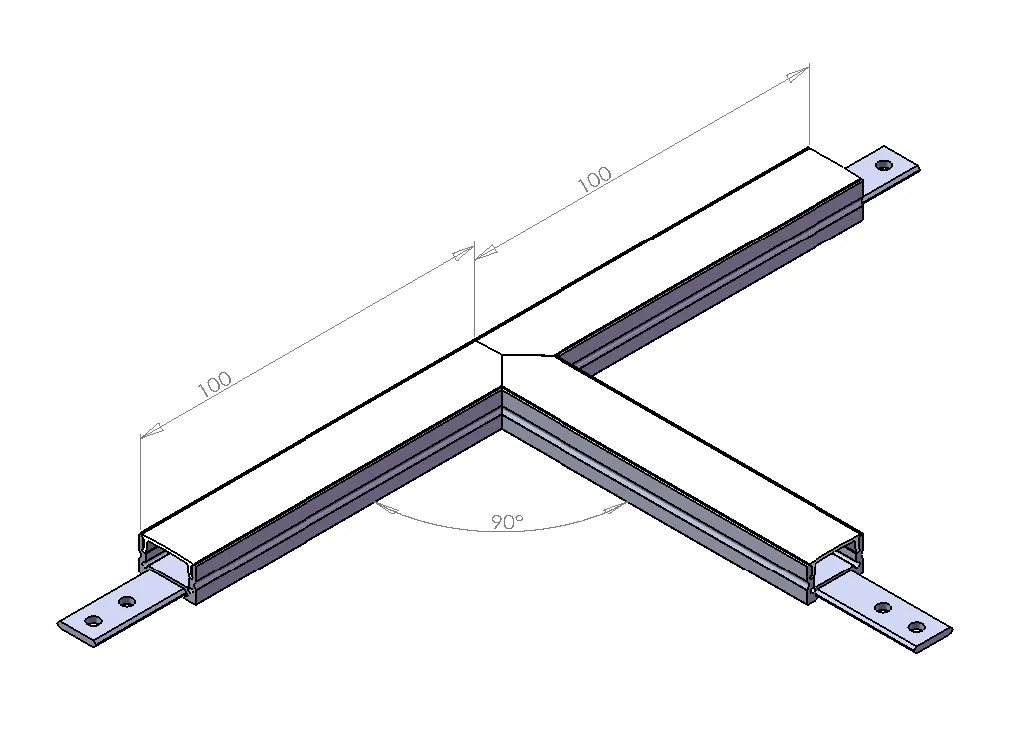 Modern Indoor Exterior Linear Strip Linkable Linear Light White Long Led Magnet Light