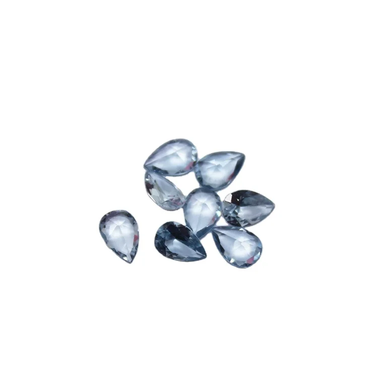 Light Blue Gemstone Synthetic Pear Shape 108# Spinel