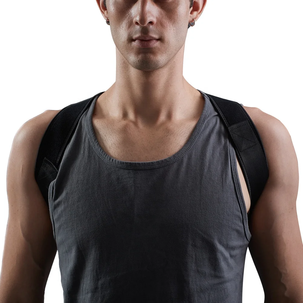 Wholesale Custom Logo Breathable Upright Shoulder Belt Upper Back Support Posture Corrector