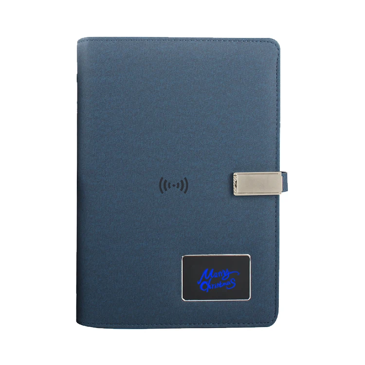  Шэньчжэнь пользовательский свет логотип 8000mah 16g usb a5 кожаный Многофункциональный блок питания с беспроводной зарядкой