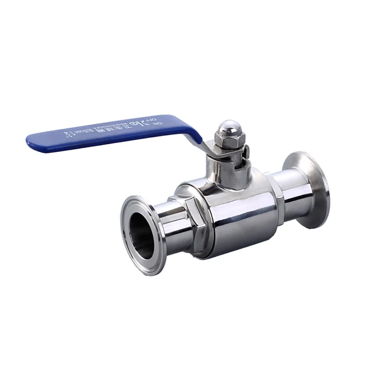 DN15 DN20 DN40 sanitary stainless steel 2 way tri-clamp ball valve