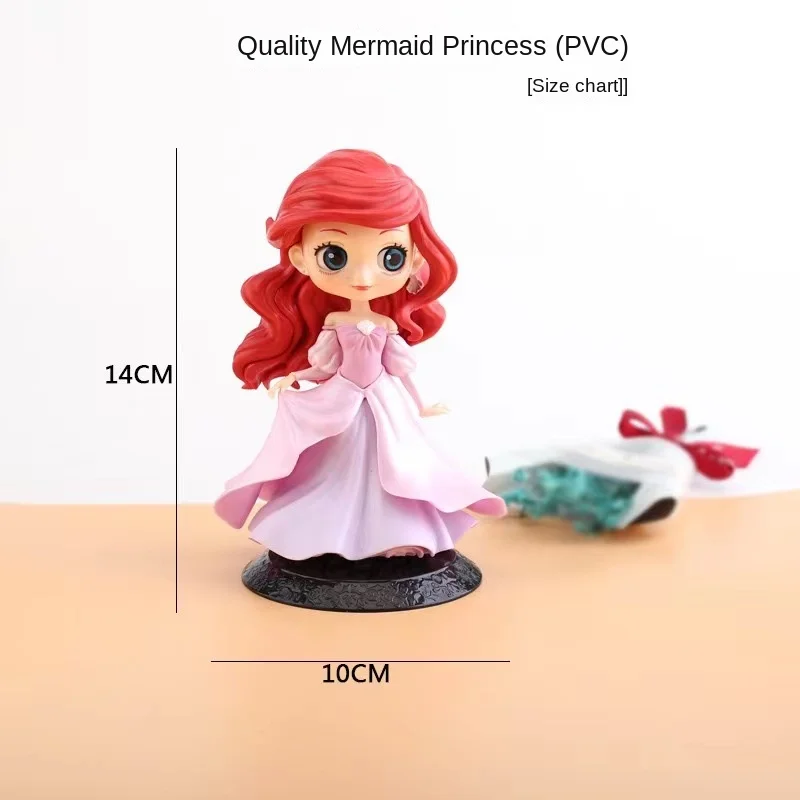Cartoon custom resin art cute girl character princess figurines ornaments wholesale