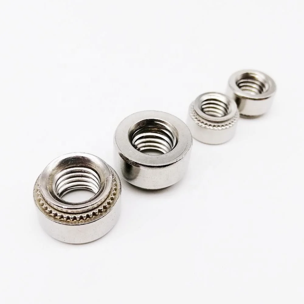 Clinching nut steel bolt and nut fasteners high quality stainless steel zinc oxide