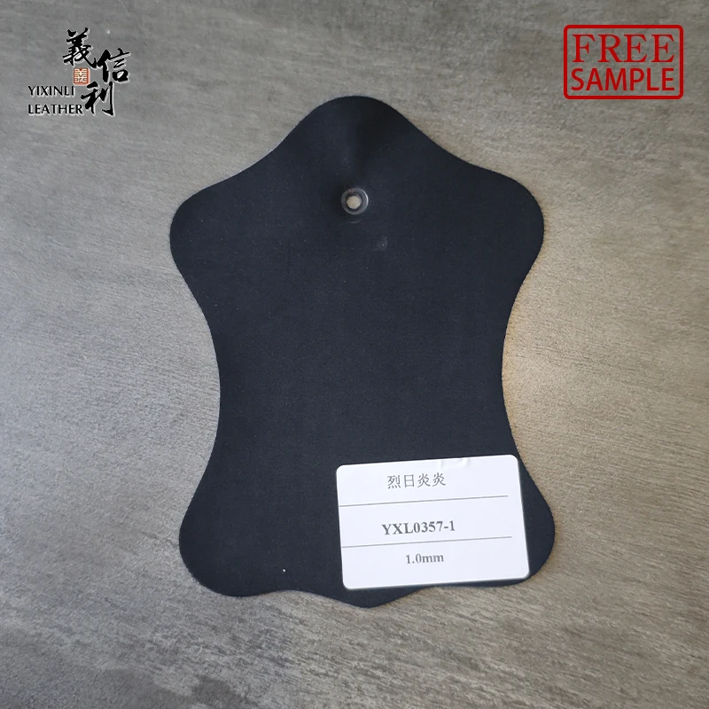 YXL Suede Fabric, PU Yangbuck Leather Grain Microfiber Leather - Synthetic Leather for Shoes, Free Sample Available