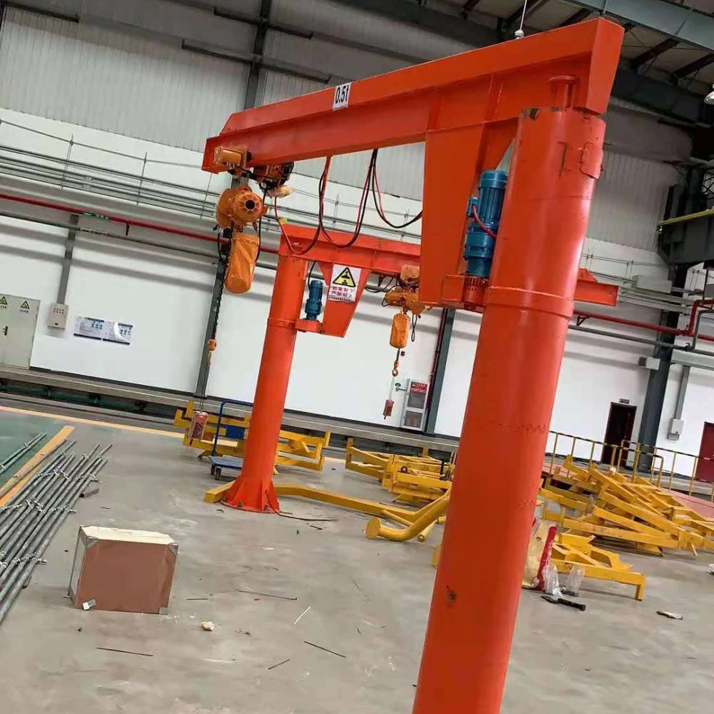 Marine Folding Forklift BZD 0.5 1 2 3 4 5 6 7 8 9 10 Ton Small Mobile Portable Lifting Jib Arm Cranes Crane with Electric Hoist