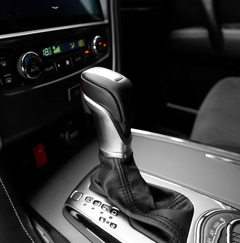 Черная Серебряная ручка переключения передач Замена для Nissan Patrol Y62 2016 2017 2018 2020 2023 2024 аксессуары
