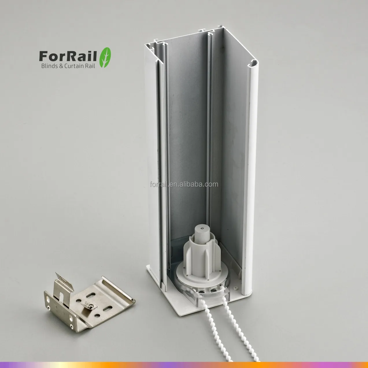 square window covering roller blind with 35 mm tubular Motor blinds 46 mm tube & forrail blinds