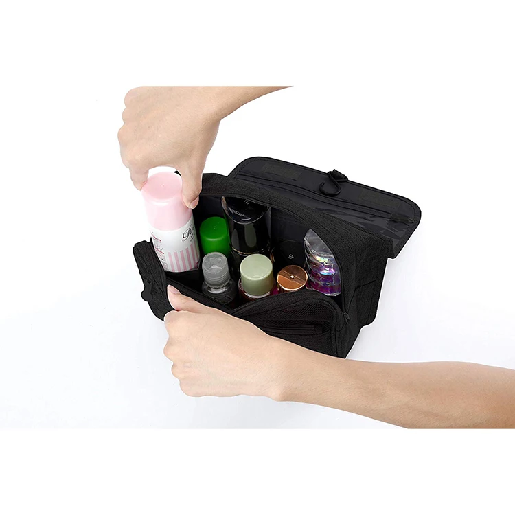 High Quality Men Womens Wash Kit Storage Cosmetic Bag Hanging Toiletry Bags for Travel