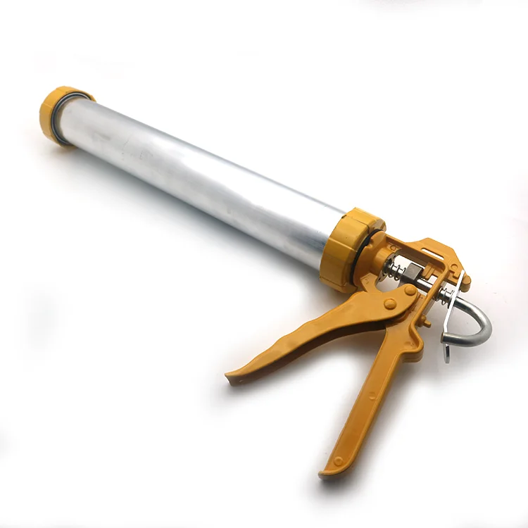 Best quality 600ml aluminum silicone sealant caulking gun