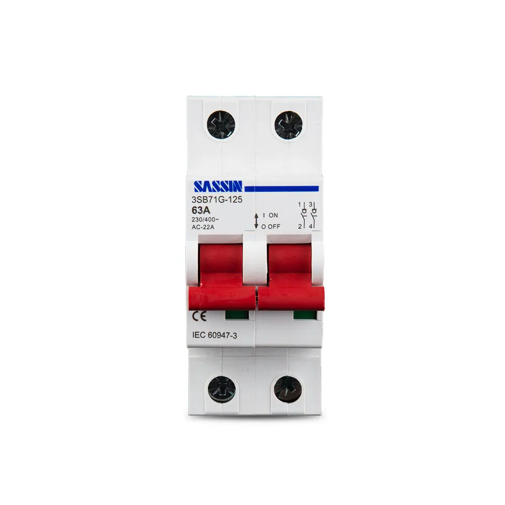 New design SASSIN 3SB71G 32-125A Low Voltage Switch Disconnector Isolator 1-4P available