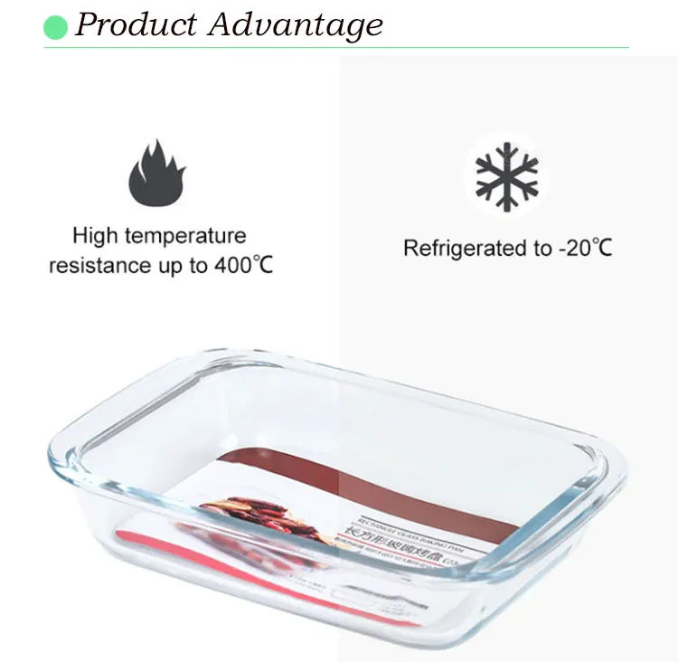 
1L kitchen oven use pyrex glassware cooking tray manufacture Tempered Bakeware 