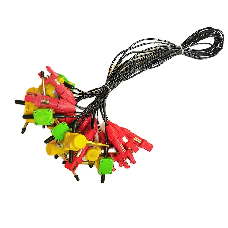 Horizontal Geophone 14Hz in land geophone case with Split Spring clips Connector/14 Hz geophone string