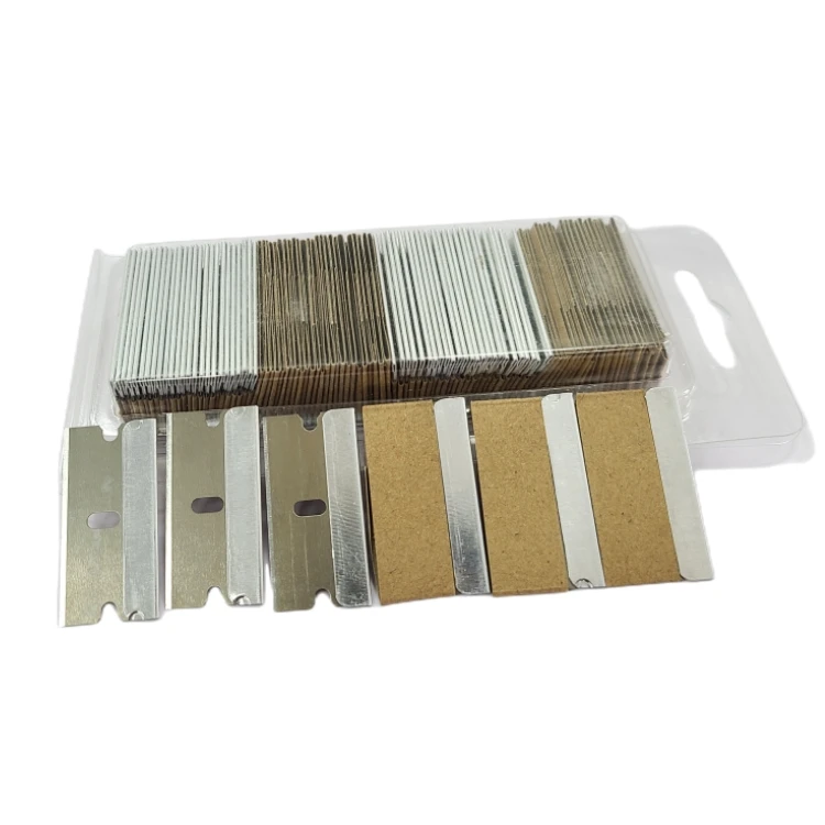 1.5 Inch Spare Razor Scraper Blades Carbon Steel Blades 100 Pieces
