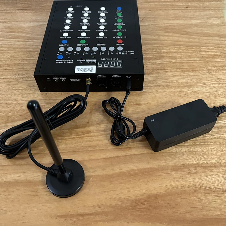Wireless Transmitting 433MHz Remote Controller Led Controller DMX512 RGB LED Control Computer