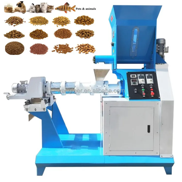 Factory Price Dog Food Extruder 1/2/3/4/5/6/7/8/9/10/11/12mm Molds Floating Machine For Fish Feed