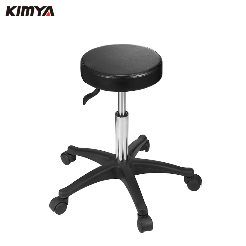 Salon Comfortable Ergonomic Hydraulic Shampoo Cutting Adjustable Rolling Stool Beauty Chair for Beautician Metal Iron Popular