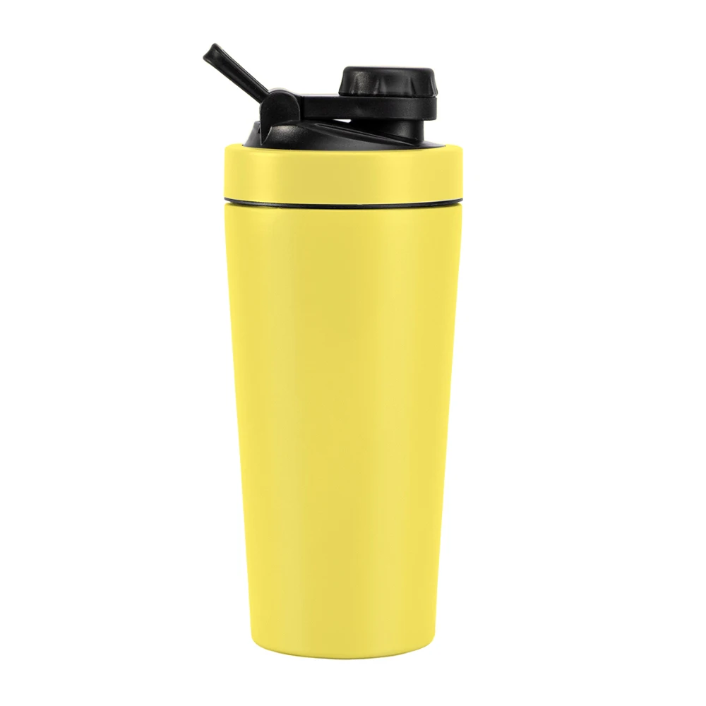 750ml Drink Gym Outdoor Sports Insulated Stainless Steel Metal Shakers Protein Shaker Bottle Cup With Custom Logo