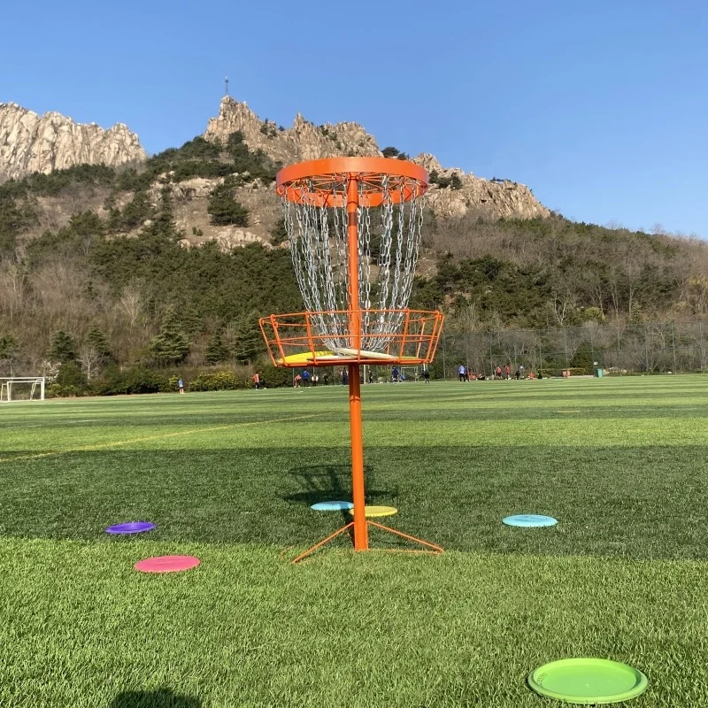 Factory Direct Easy Carry Portable 24 Chains Flying Golf Target Disc Golf Basket