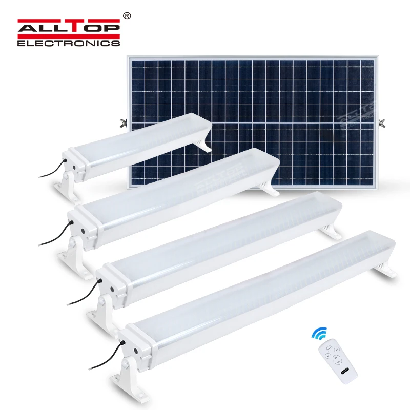 ALLTOP Factory IP65 Waterproof 20watt 40watt 60watt 80watt Remote Control Ceiling Solar LED Tri-proof Light