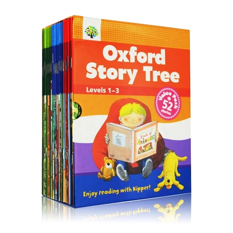  52 книги 1-3 уровня Oxford Story Tree/детская книга с рисунками на английском языке детские развивающие