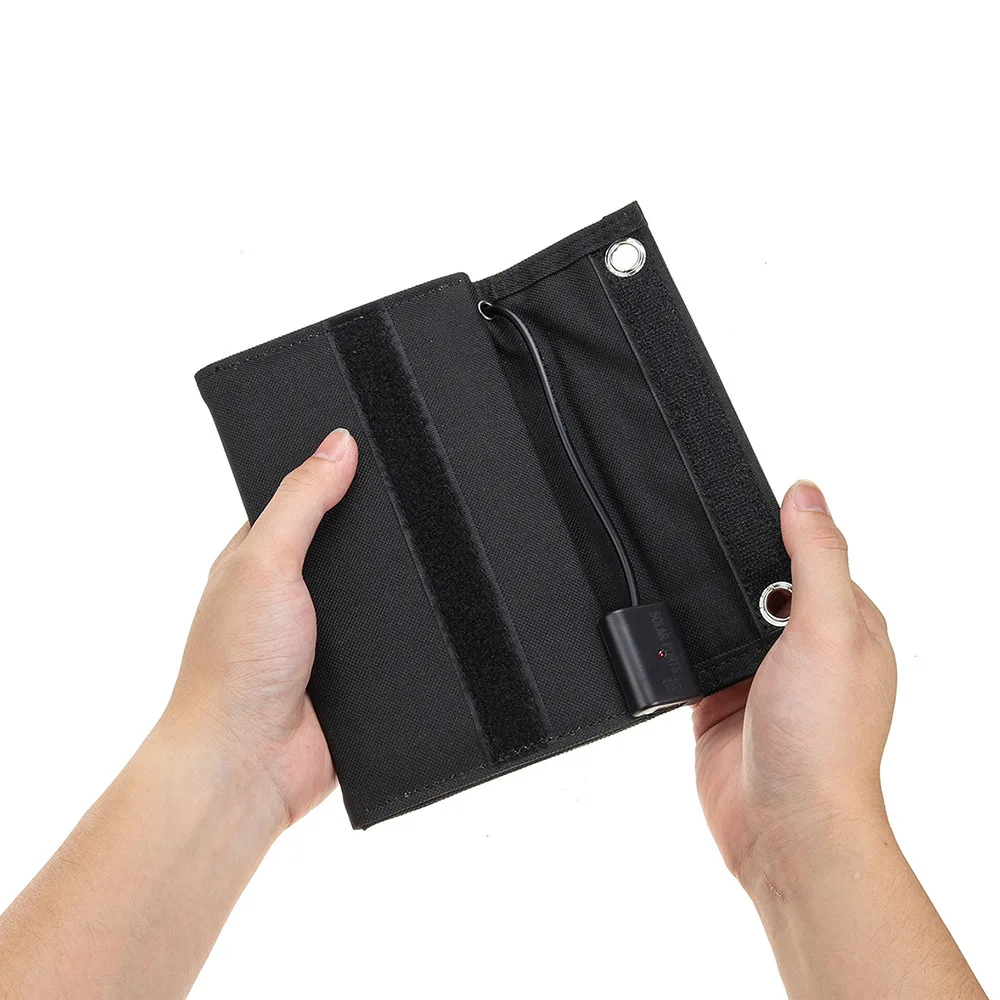 Portable Mini Tiny Small Panel Solar Plegable Mono Crystalline PET Foldable Folding Thin Film Solar Cell Panel Phone Charger