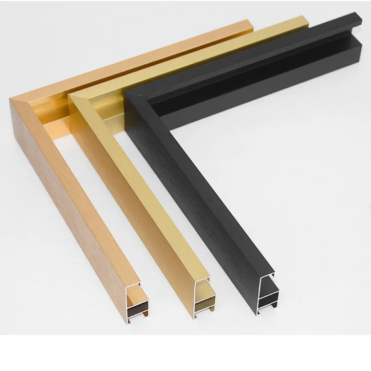 
Hot Selling Black Anodized Decoration 11X14 Photo Picture Aluminum Frame Moulding 