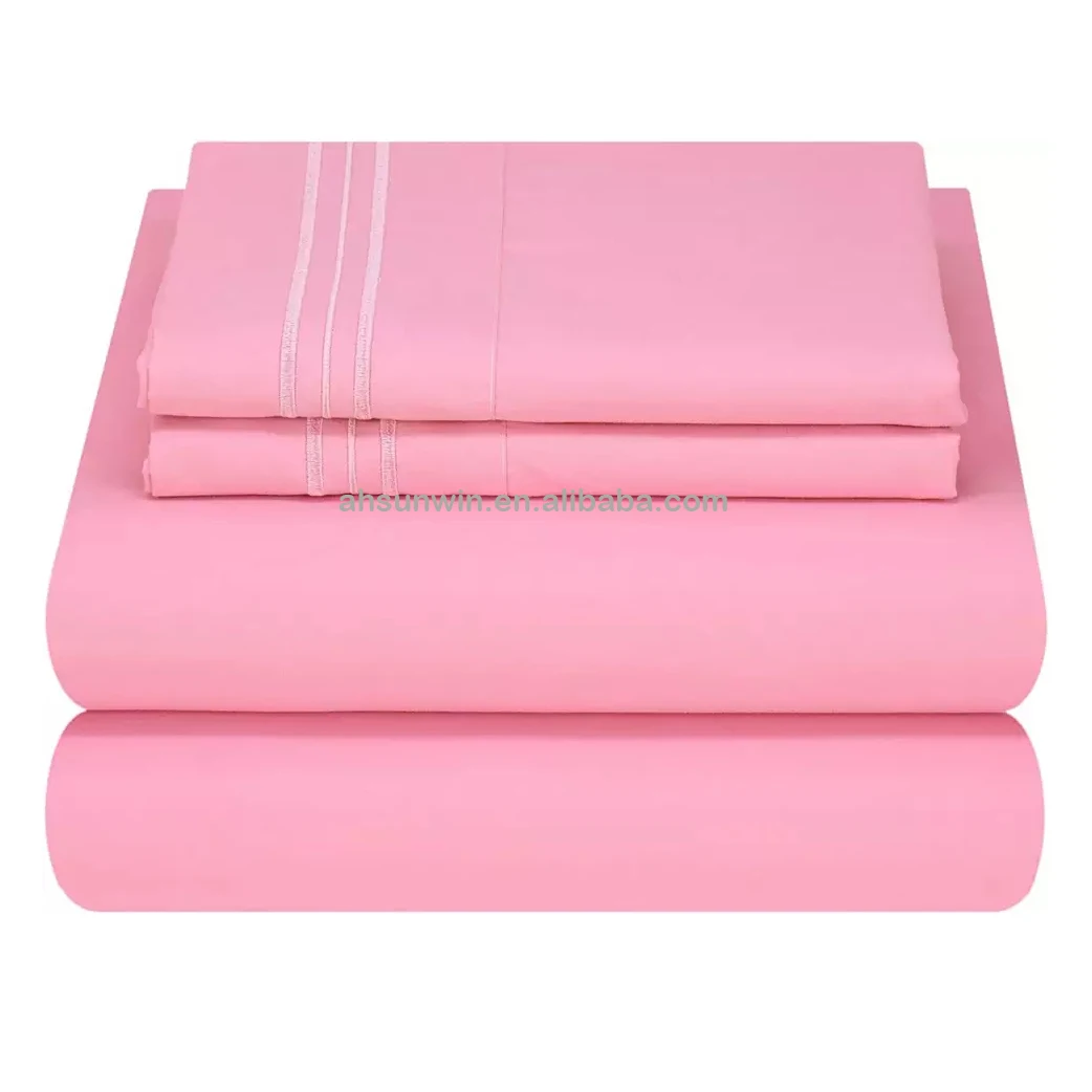 Лидер продаж 100% полиэстер SUNWIN лидер простыня покрывало наволочка наборы для дома