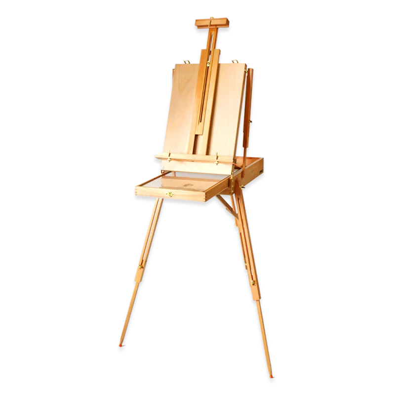 Big desk easel with box /brush box easel/table easel for artist