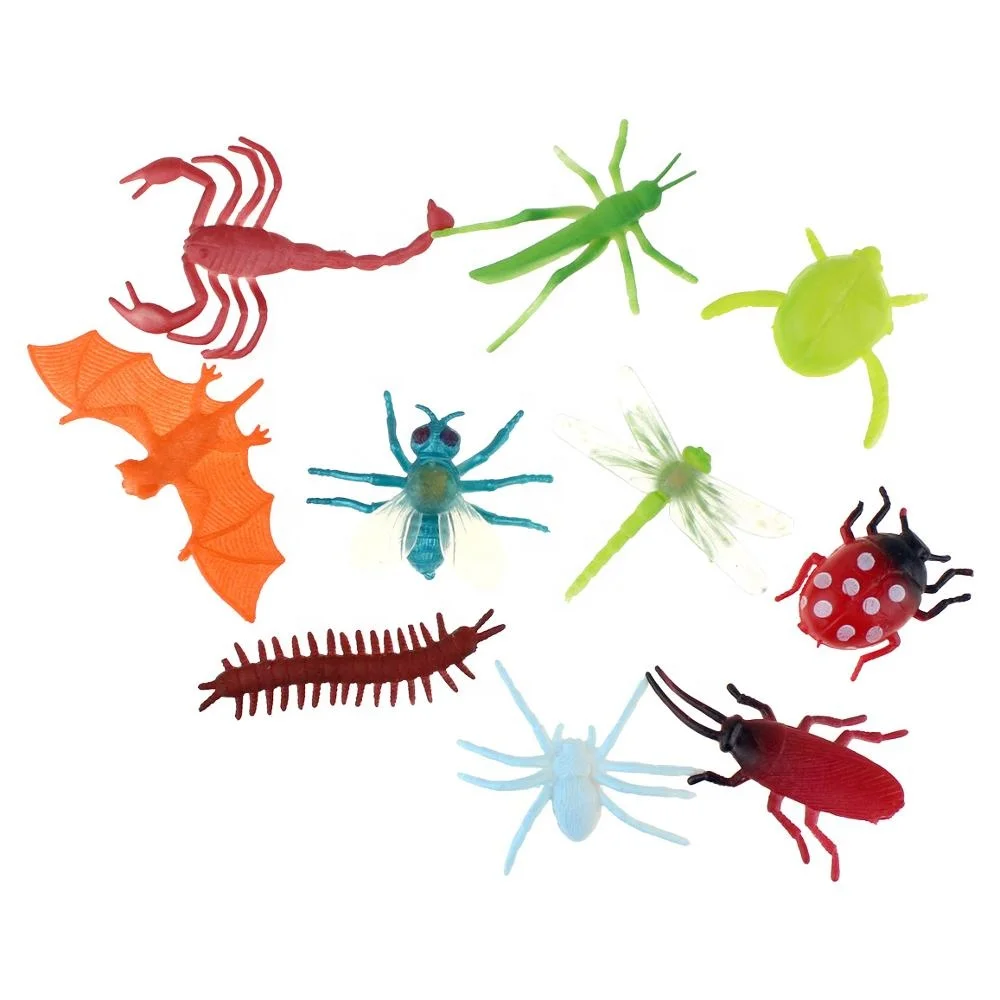 Excellent quality factory price assorted mini plastic insect toy mix kinds