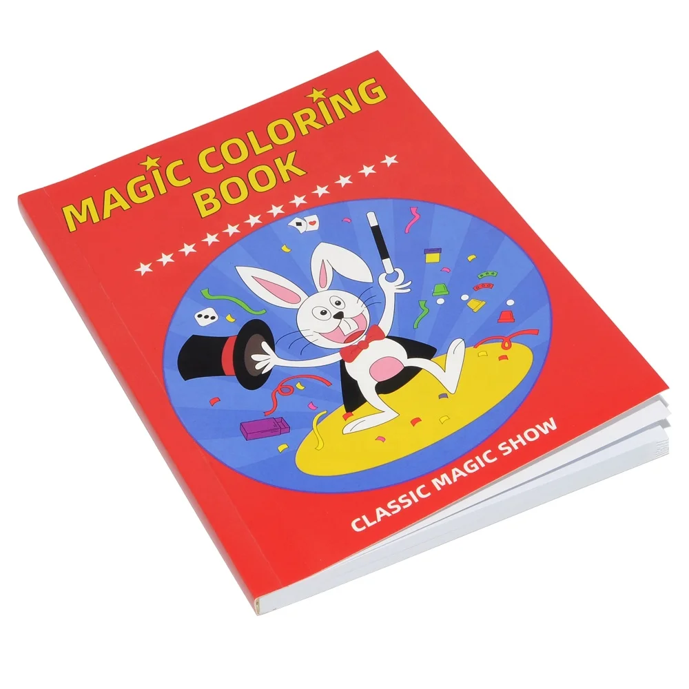 Easy Magic Tricks Magic Coloring Book  for Kids with Perfect Size for Children Young Hands