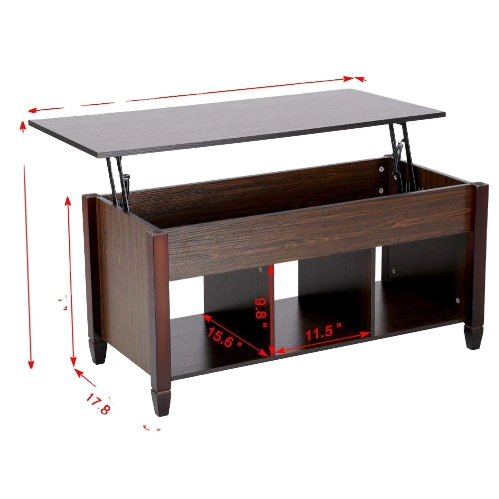 
 Горячая Распродажа гостиная мебель современная тумба под выдвижной Лифт Верхний деревянный журнальный столик с отделением для хранения полки  