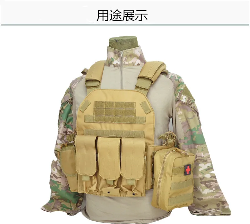 Tactical Molle Emergency Tools Pouch EDC Waist Bag Hanging Bag Outdoor Sports Medical First Aid Kit Bags and Pouches