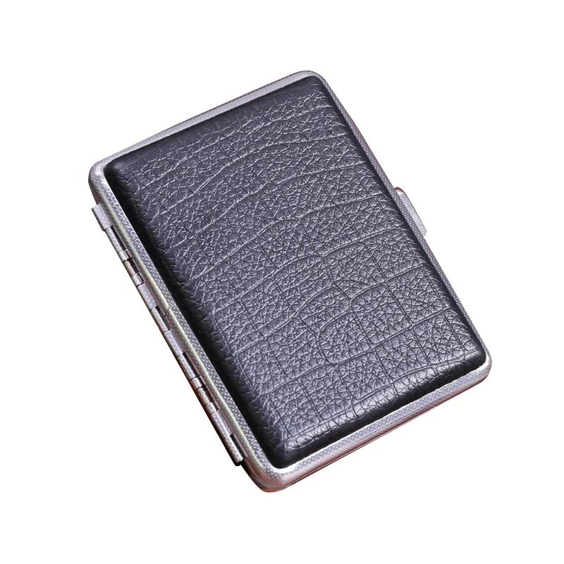 UKETA High Quality Custom PU Leather Cigarette Cases 20pcs Waterproof Windproof Smoking Accessory Cigarette Pack Cigar Case