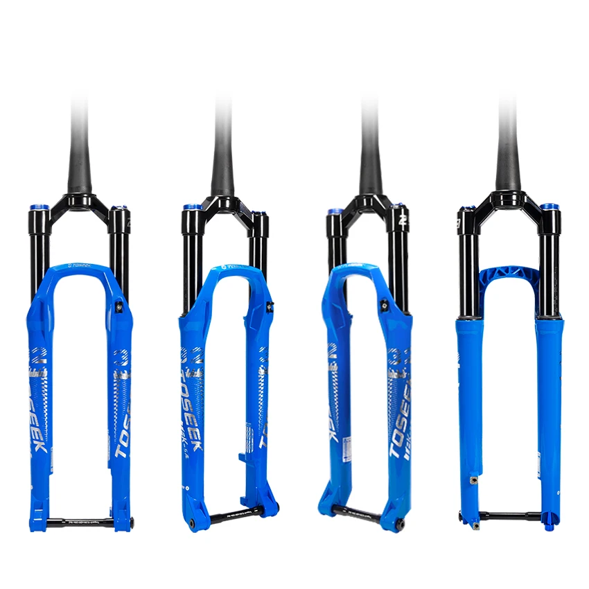 `TOSEEK TFK-SA Magnesium Alloy MTB Bicycle Fork 27.5/ 29er Thru Axle 15*110mm Mountain Bike Air Suspension Fork