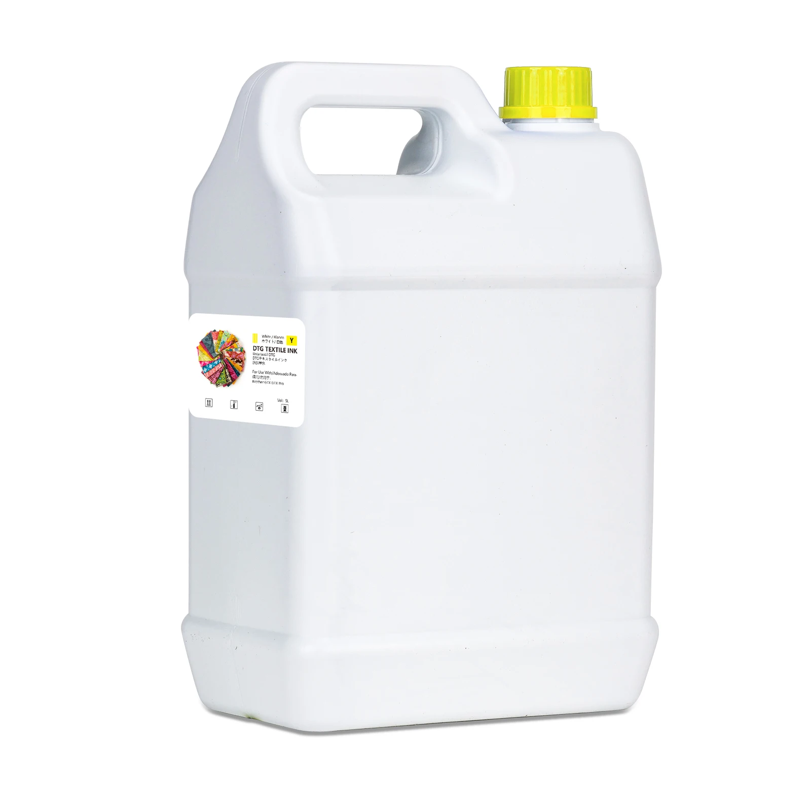5L 5000ml GTX White DTG Ink For Brother GTX GTX Pro GT3 GT-341 GT-361 GT-381 Textile Tshirt Printer Direct To Garment Ink Pouch