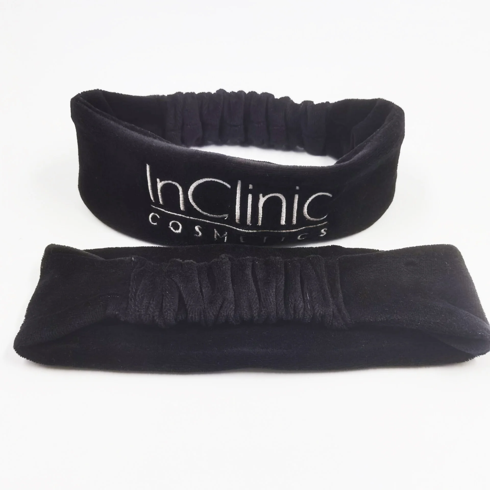 Custom Logo Stretch Washable Facial Band Makeup hairband hair wrap velvet Spa Headband