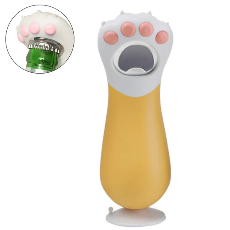 New Fashion Cartoon Cat Paw Shaped Beer Bottle Opener For  Bar Kitchen Tool