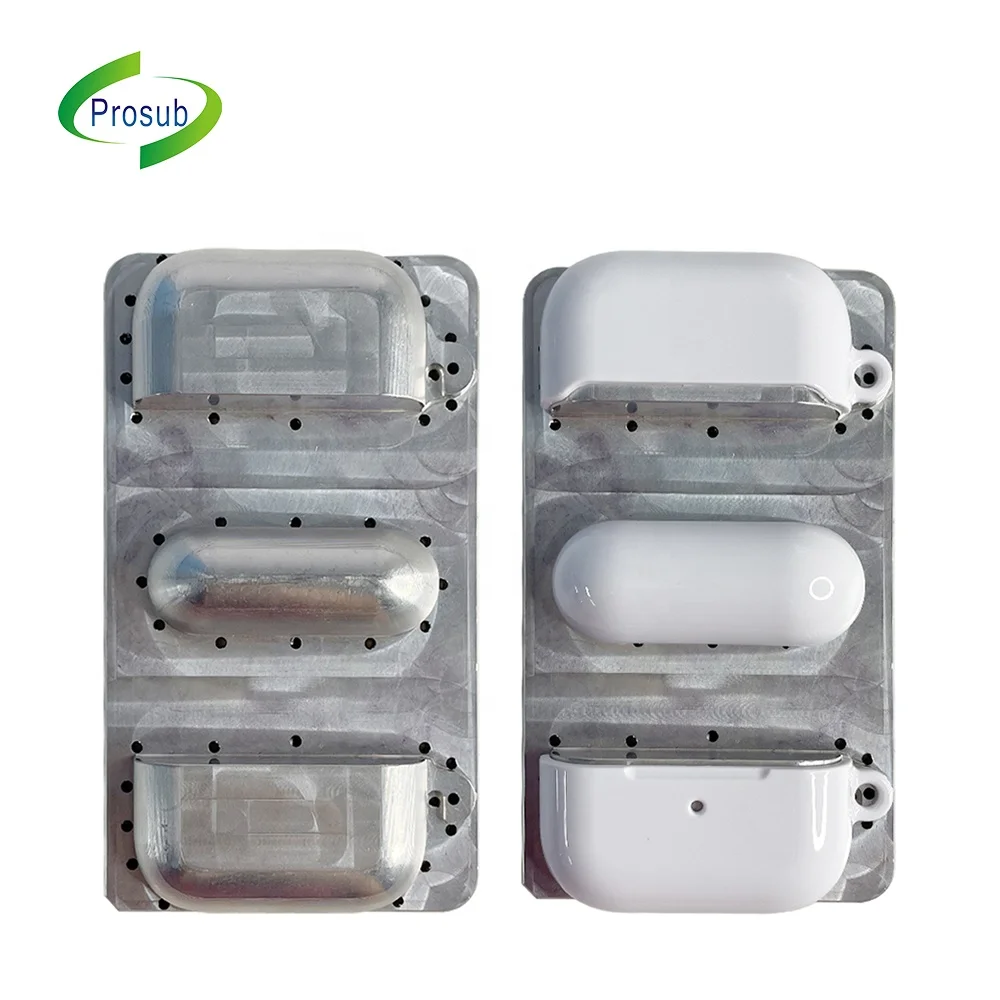 Prosub 3D Vacuum Heat Transfer Printing Jigs Sublimation Coated  Mould For Airpods Pro Case Molds