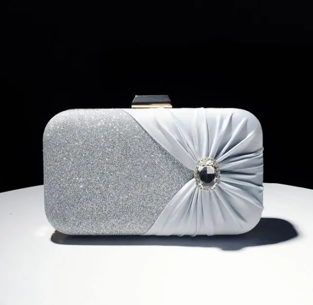 2024 New year party shining crystal woman evening bags dress set, new design factory luxury bling bling lady evening party bags